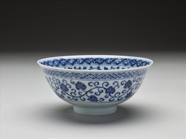 青花蓮塘紋碗