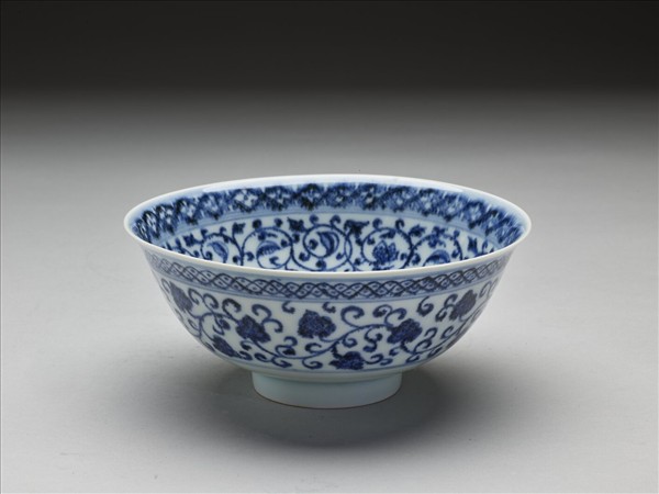 青花蓮塘紋碗