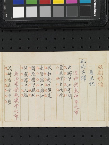 熙朝雅頌 冊（二）