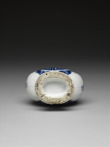 青花福壽紋葫蘆瓶