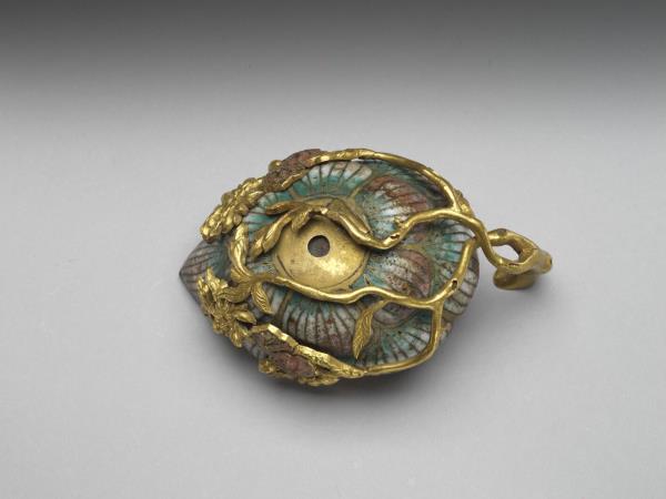 掐絲琺瑯蓮花式洗