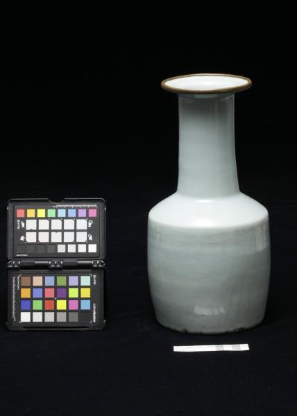 龍泉窯 青瓷紙槌瓶