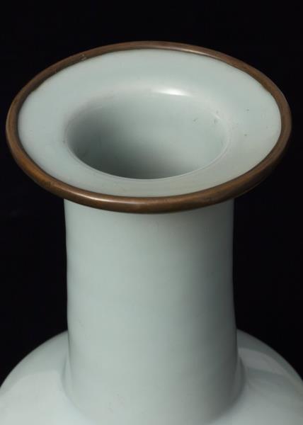 龍泉窯 青瓷紙槌瓶