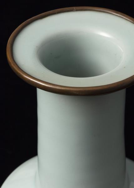 龍泉窯 青瓷紙槌瓶