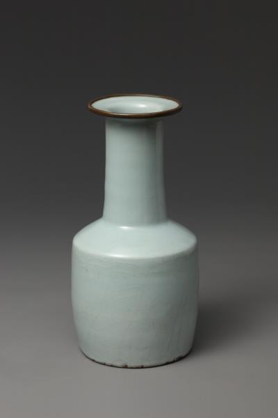 龍泉窯 青瓷紙槌瓶