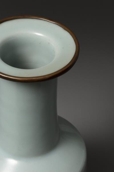 龍泉窯 青瓷紙槌瓶