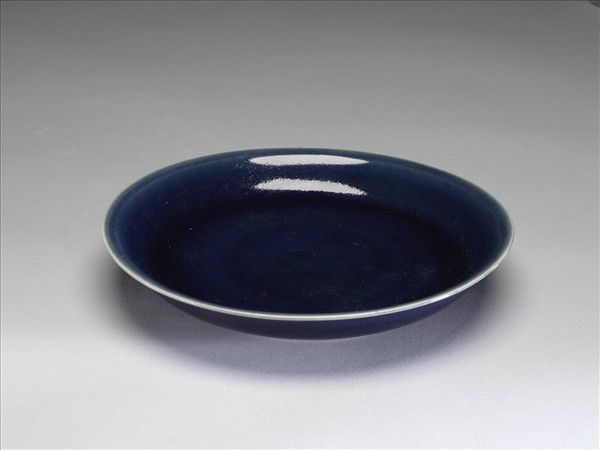 霽青釉盤