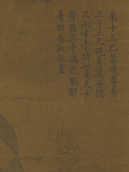 宋人畫十八羅漢（十三）　軸