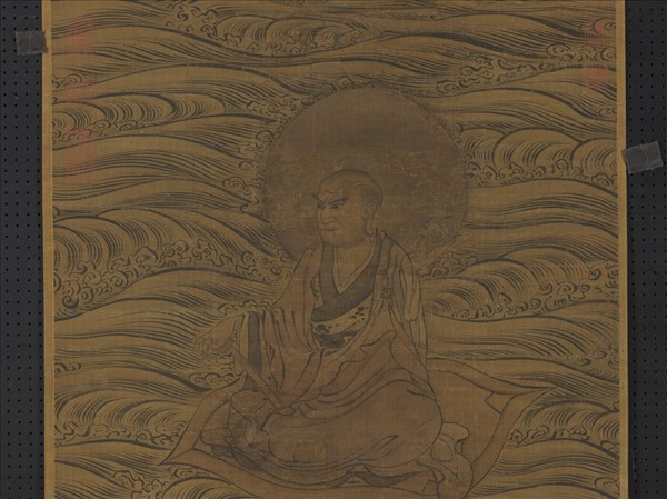 宋人畫應真渡水　軸