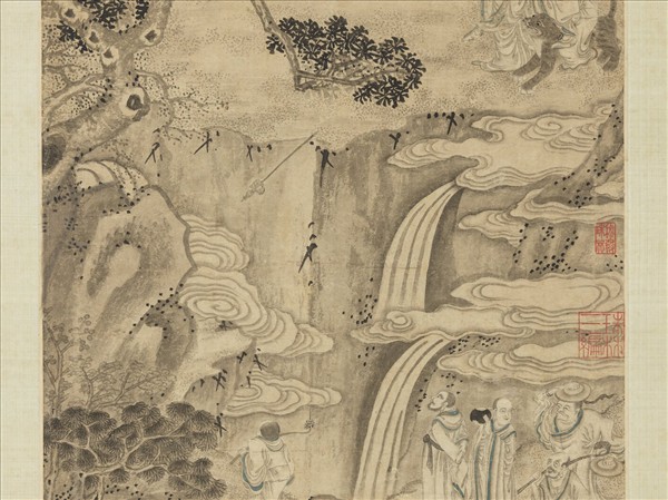 宋人畫十八應真　軸