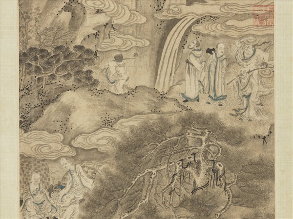 宋人畫十八應真　軸