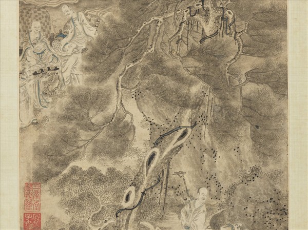 宋人畫十八應真　軸