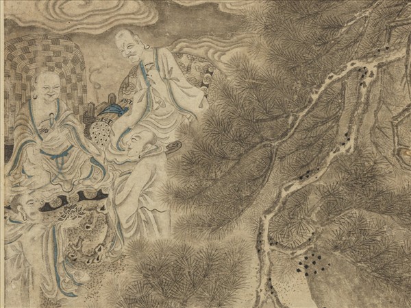 宋人畫十八應真　軸