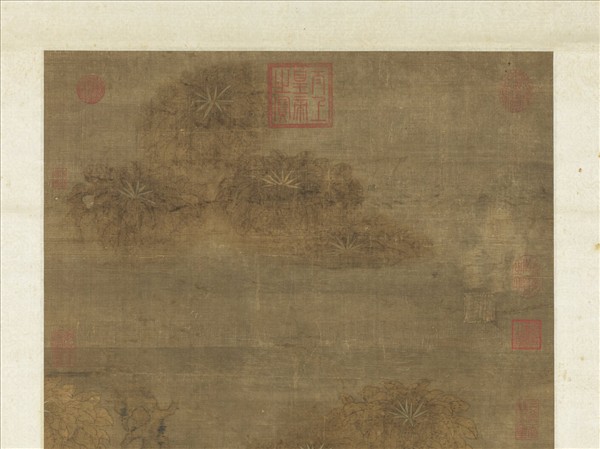 宋人畫洗象圖　軸