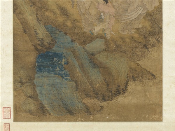 宋人畫洗象圖　軸