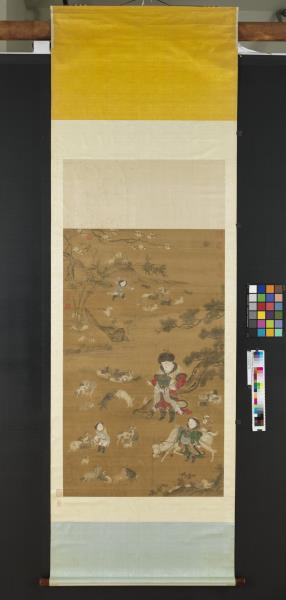 宋人畫吉祥開泰圖　軸