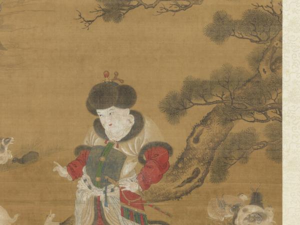 宋人畫吉祥開泰圖　軸