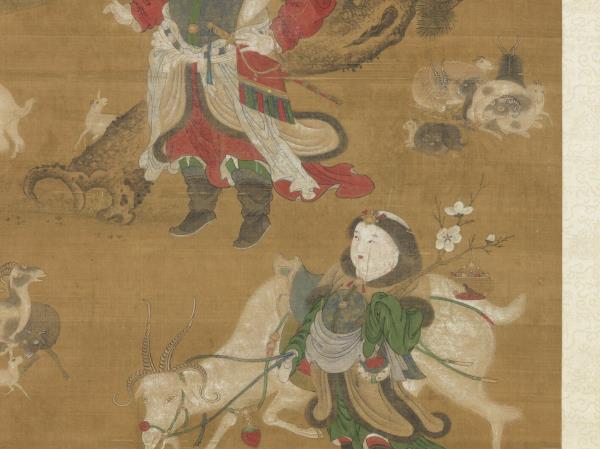 宋人畫吉祥開泰圖　軸