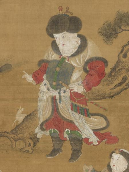 宋人畫吉祥開泰圖　軸