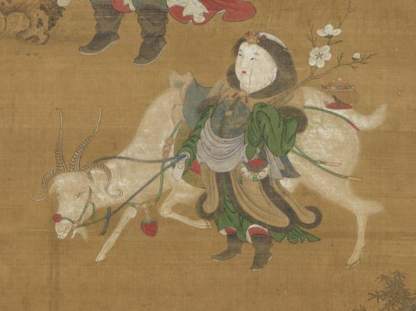 宋人畫吉祥開泰圖　軸