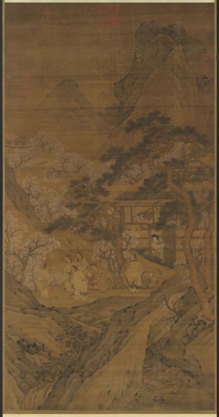 宋院本桃花源圖　軸