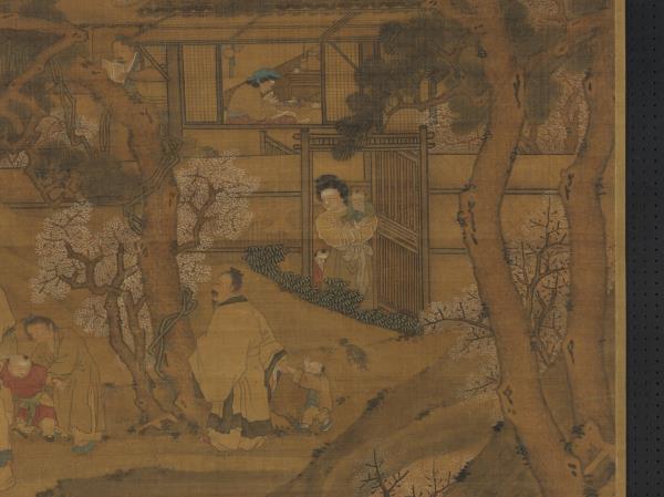 宋院本桃花源圖　軸