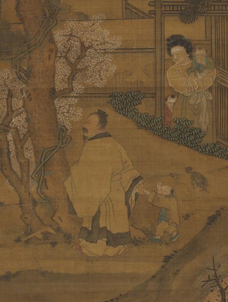 宋院本桃花源圖　軸