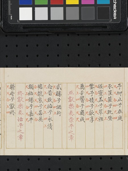 熙朝雅頌 冊（五）