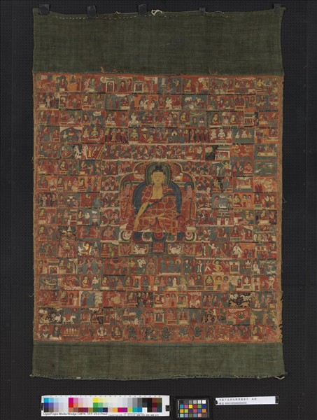 西藏十五世紀佛傳圖唐卡