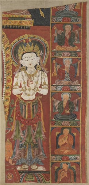 西藏十五世紀唐卡殘件