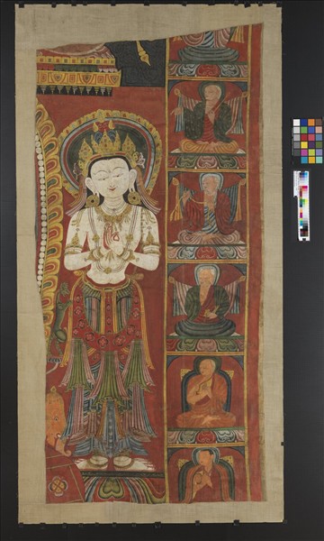 西藏十五世紀唐卡殘件