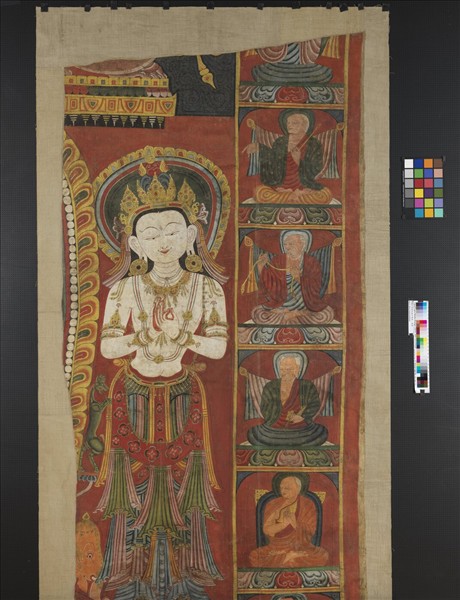 西藏十五世紀唐卡殘件