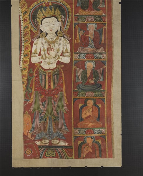 西藏十五世紀唐卡殘件