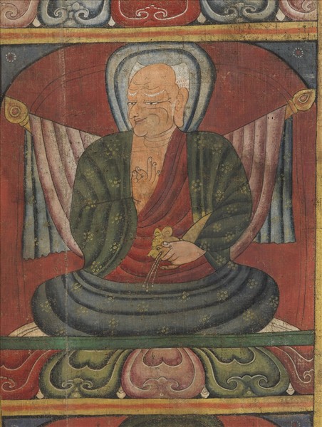 西藏十五世紀唐卡殘件