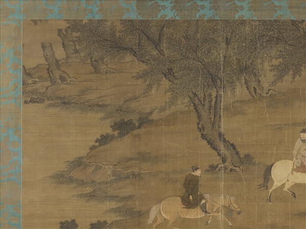 元人射獵圖　軸