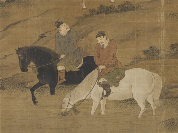 元人射獵圖　軸