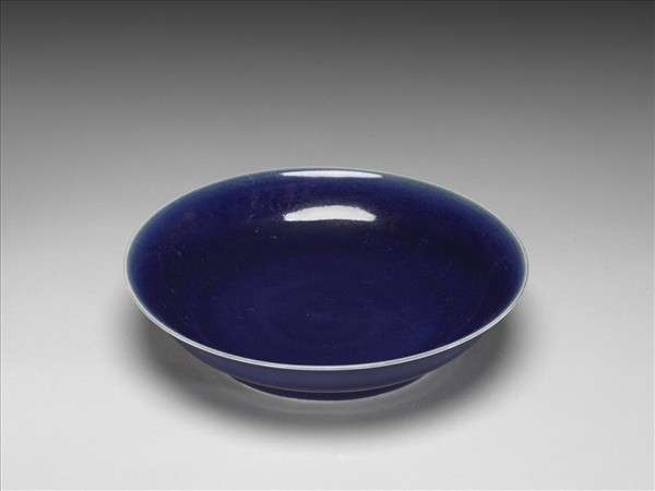 霽青釉盤