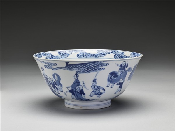青花嬰戲圖碗