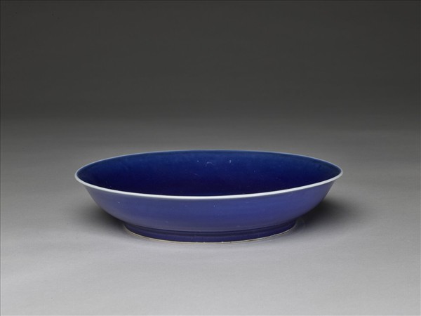 霽青釉盤