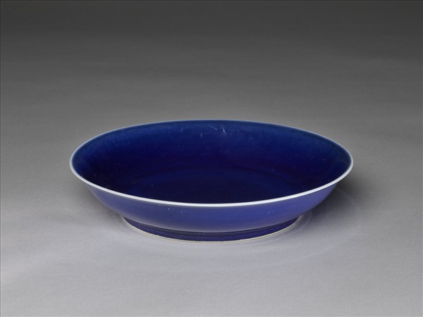 霽青釉盤