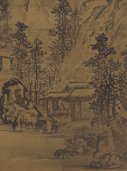 明王問山水　軸