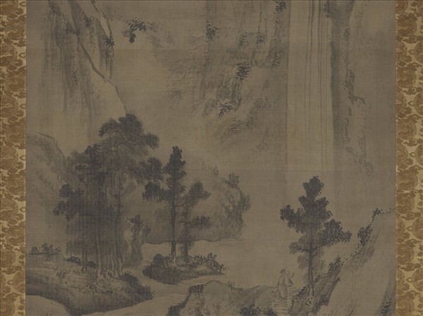 明謝晉松瀑獨行　單片