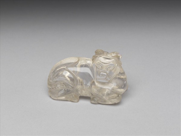 水晶獸形擺件