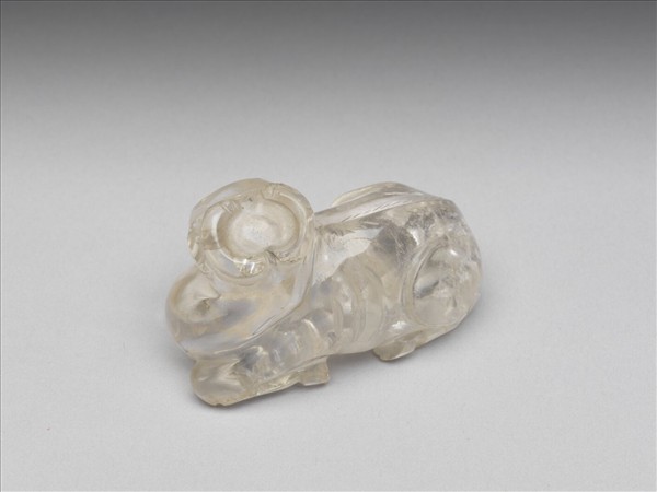 水晶獸形擺件