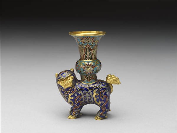 掐絲琺瑯獅尊- 故宮