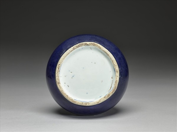 霽青白梅蒜頭瓶