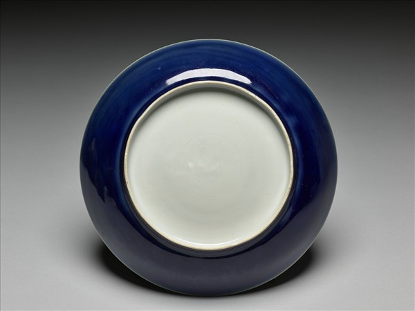 霽青釉盤