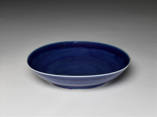 霽青釉盤