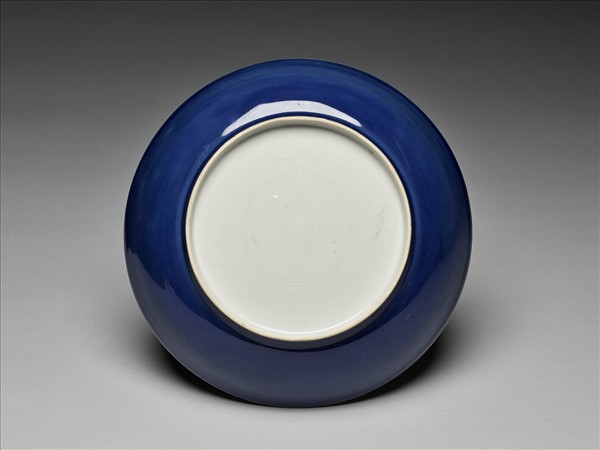霽青釉盤