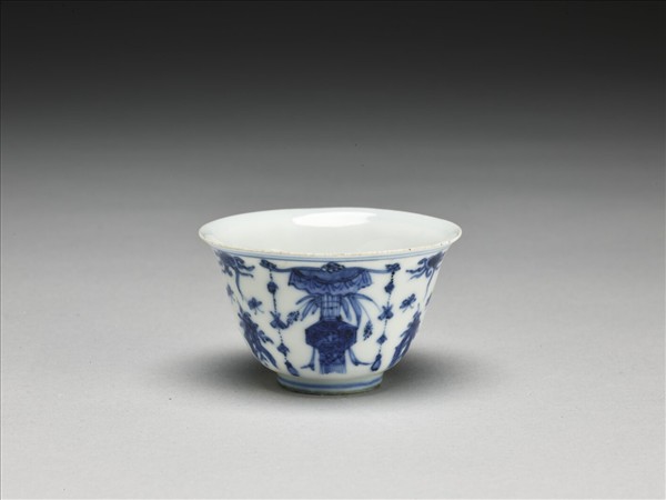 青花年年豐登杯